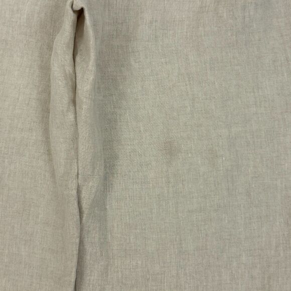 MADEWELL The Easy Pull-On Pant 100% Linen M Oat Elastic Waist Relax Straight B24 - Picture 4 of 6